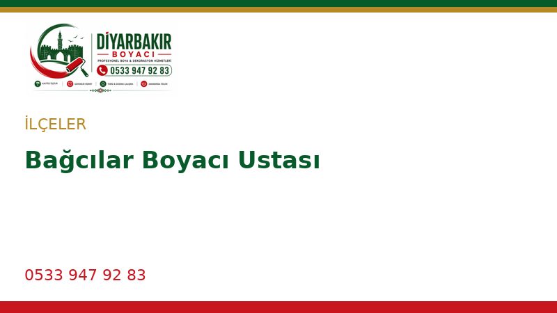 Bağcılar Boyacı Ustası