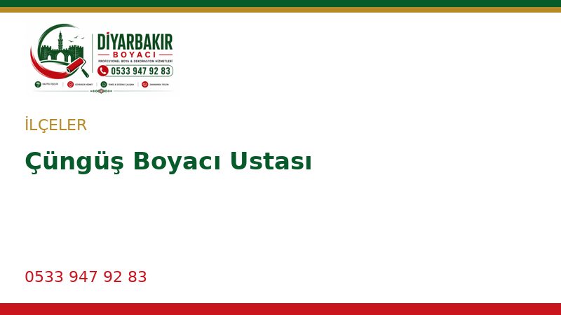 Çüngüş Boyacı Ustası