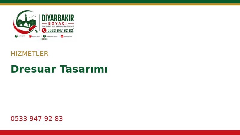 Dresuar Tasarımı