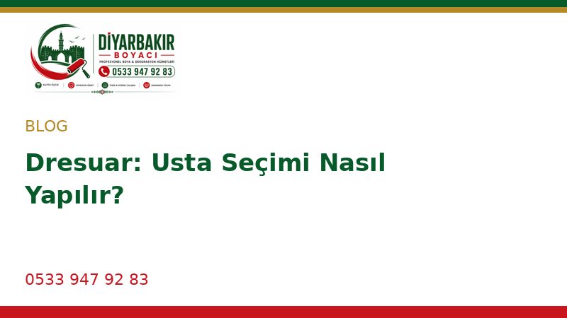 Dresuar: Usta Seçimi Nasıl Yapılır?