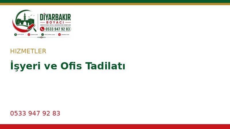 İşyeri ve Ofis Tadilatı