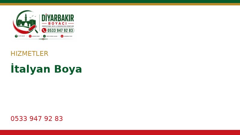 İtalyan Boya