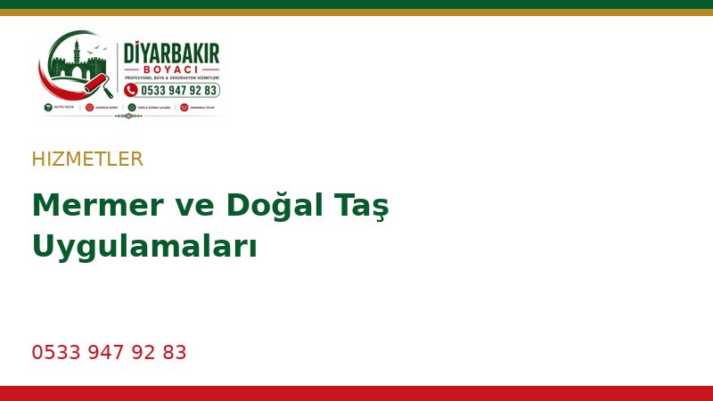 Mermer ve Doğal Taş Uygulamaları