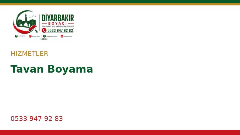 Tavan Boyama