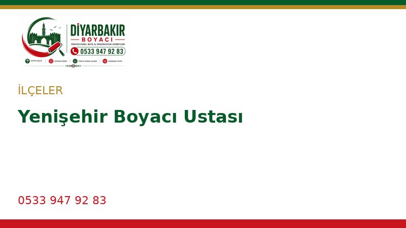Yenişehir Boyacı Ustası